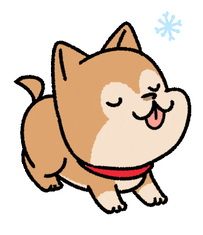 Happy Dog Sticker by Ai and Aiko