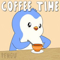 Good Morning Coffee GIF by Pudgy Memez