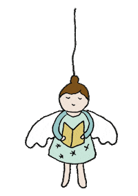 DilleKamille christmas angel kerst engel Sticker