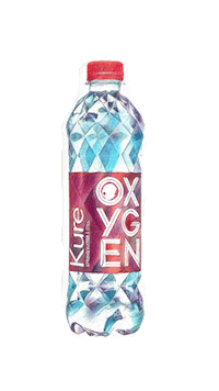 Spring Water Sticker by KURE OXYGEN HK