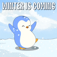 Happy Winter Is Coming GIF by Pudgy Penguins