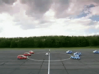 Dr_P giphygifmaker car football GIF