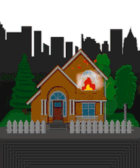 firefighter fireman Sticker by Ultra Bright Lightz