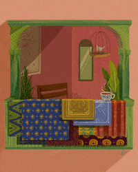debbify illustration time magic tea GIF