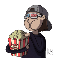 Art Popcorn Sticker