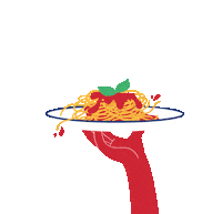 Steam Eating Sticker by Barilla