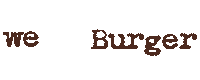 BurgerlichDE love heart wow burger Sticker