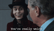 Youre Weird Johnny Depp GIF