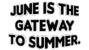 Summer June Sticker by OpticalArtInc.