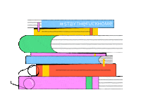 anaduje book coronavirus corona sick Sticker