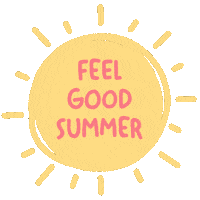 Feel Good Summer Sticker by Caroline's Choice