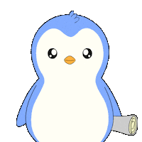Happy New Year Penguin Sticker by Pudgy Penguins