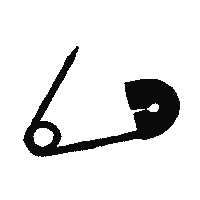 monobstudio arrow tap sign ouch Sticker