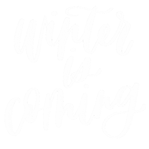 sincerelycitra winter game of thrones lettering got Sticker