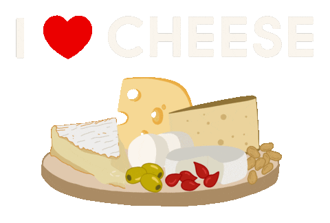I Love Cheese Sticker by Togetherishmom