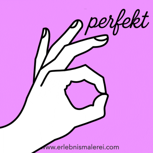 Well Done Ok GIF by ErlebnisMalerei