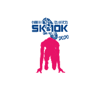 Runner 10K Sticker by Elizabeth Lopez