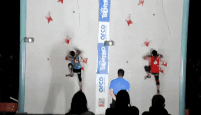 Yegee giphygifmaker giphygifmakermobile speed climbing world record GIF
