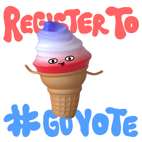 Register To Vote Election 2020 Sticker by #GoVote
