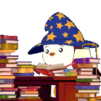 Book Read Sticker by Pudgy Penguins