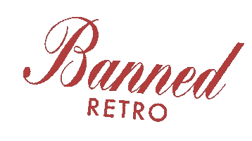 bannedapparel retro banned bannedapparel banned apparel Sticker