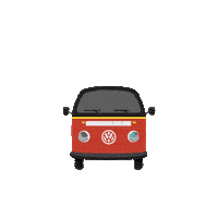 Volkswagen Food Truck Sticker by hyperarchitects