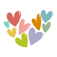 I Love You Hearts Sticker