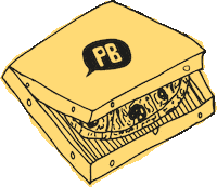 Pizza Pb Sticker by Pizzabakeren