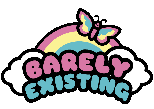 Rainbow This Is Fine Sticker by 100% Soft