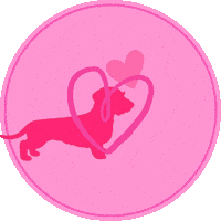 Dackelliebe Sticker by Freda & Friends