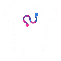 its a boy baby Sticker by SneakPeek DNA Test