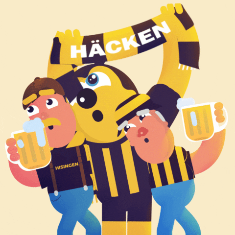 Fans Supporter GIF by Manne Nilsson