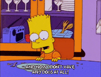 sad bart simpson GIF