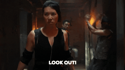 Ready To Go Lookout GIF by starringsarahchang