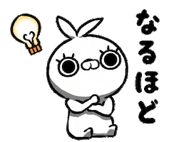 Line うさぎ Sticker by クレイジー闇うさぎ