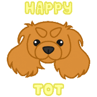 cavalier king charles spaniel dog Sticker