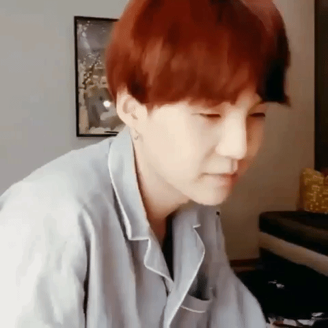 bts yoongi smile GIF