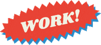 Fun Work Sticker