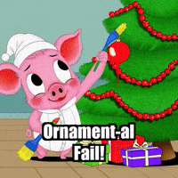 Christmas Decorating GIF by The Pigasso