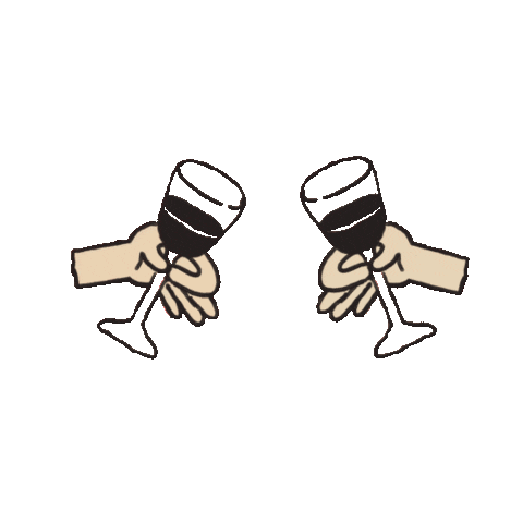 sedmicka giphyupload wine glasses glass Sticker