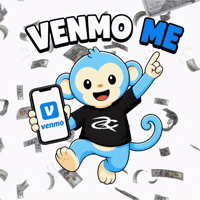 Pay Me Blue Monkey GIF by Respective