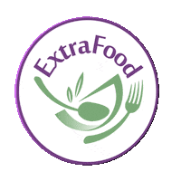 ExtraFood 3d logo save food remove hunger foodextra Sticker