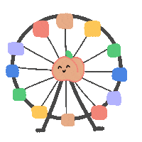 Ferris Wheel Carnival Sticker