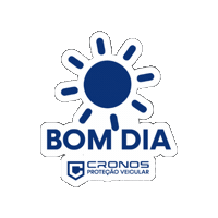cronosvca bom dia cronosvca cronos proteção veicular Sticker
