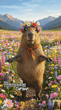 Spring Capybara GIF