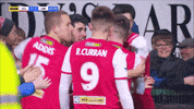 Celebration GIF by Cliftonville Football Club
