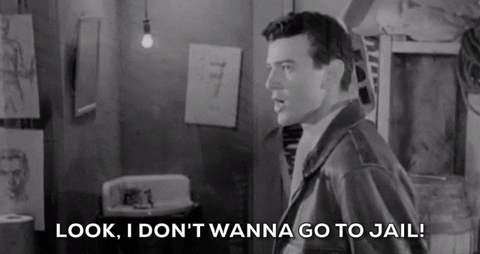 stakeout on dope street dont want to go to jail GIF by Warner Archive