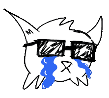 Sad Cat Sticker by Matt
