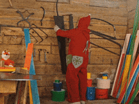 santa claus office lol GIF by The Elves!