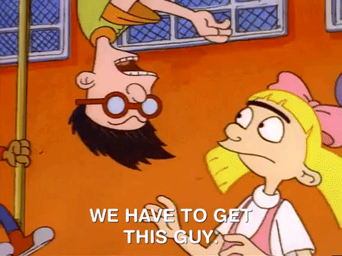 hey arnold nicksplat GIF